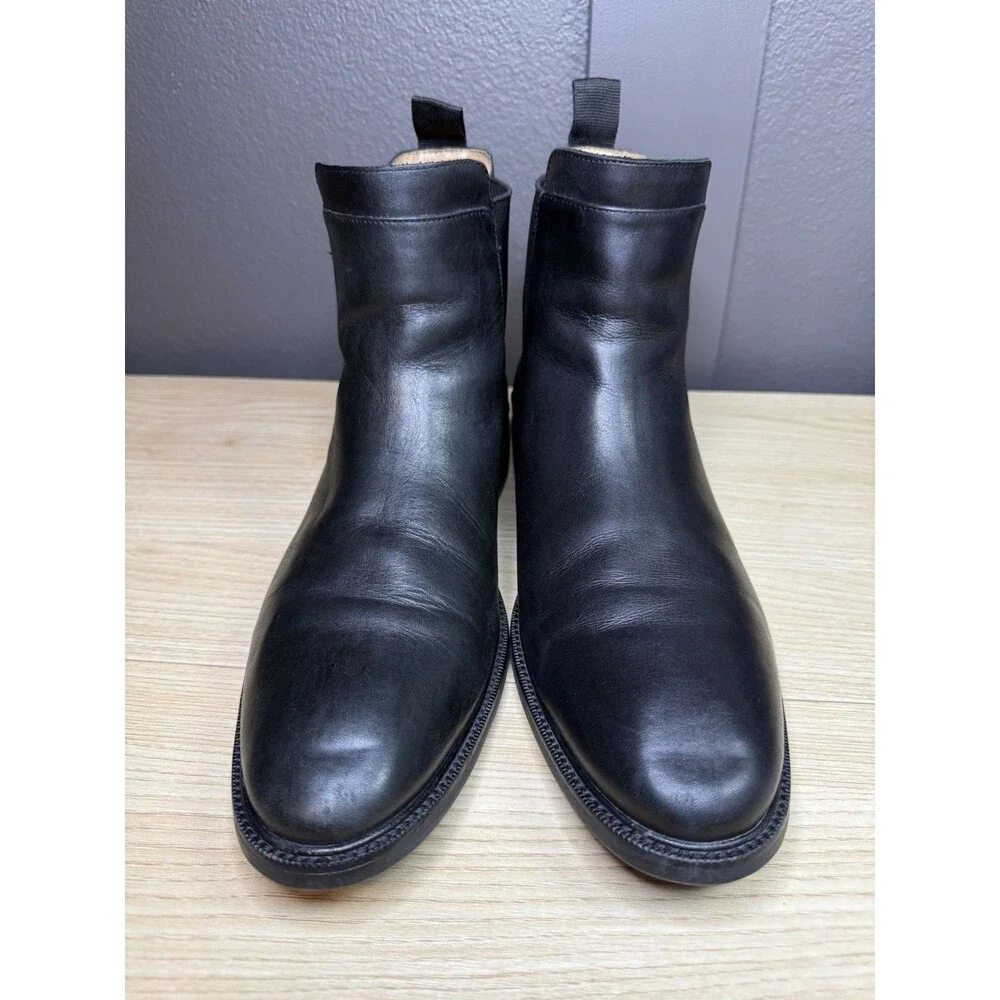 Cole Haan Grand Os Chelsea Ankle Boots Black Leather Men's Size 11 Event C20162